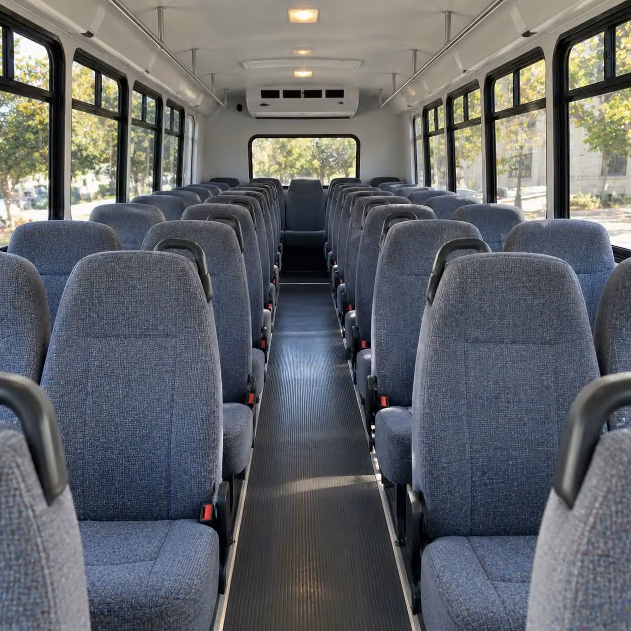 25 passenger minibus interior