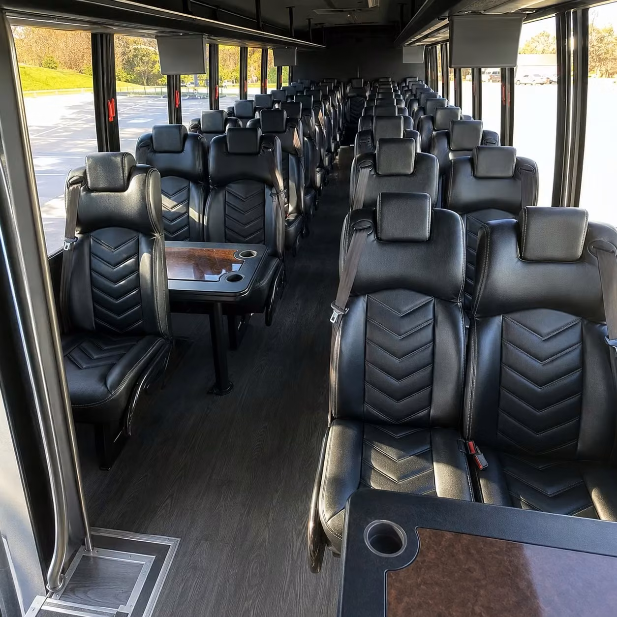 28 passenger minibus inside