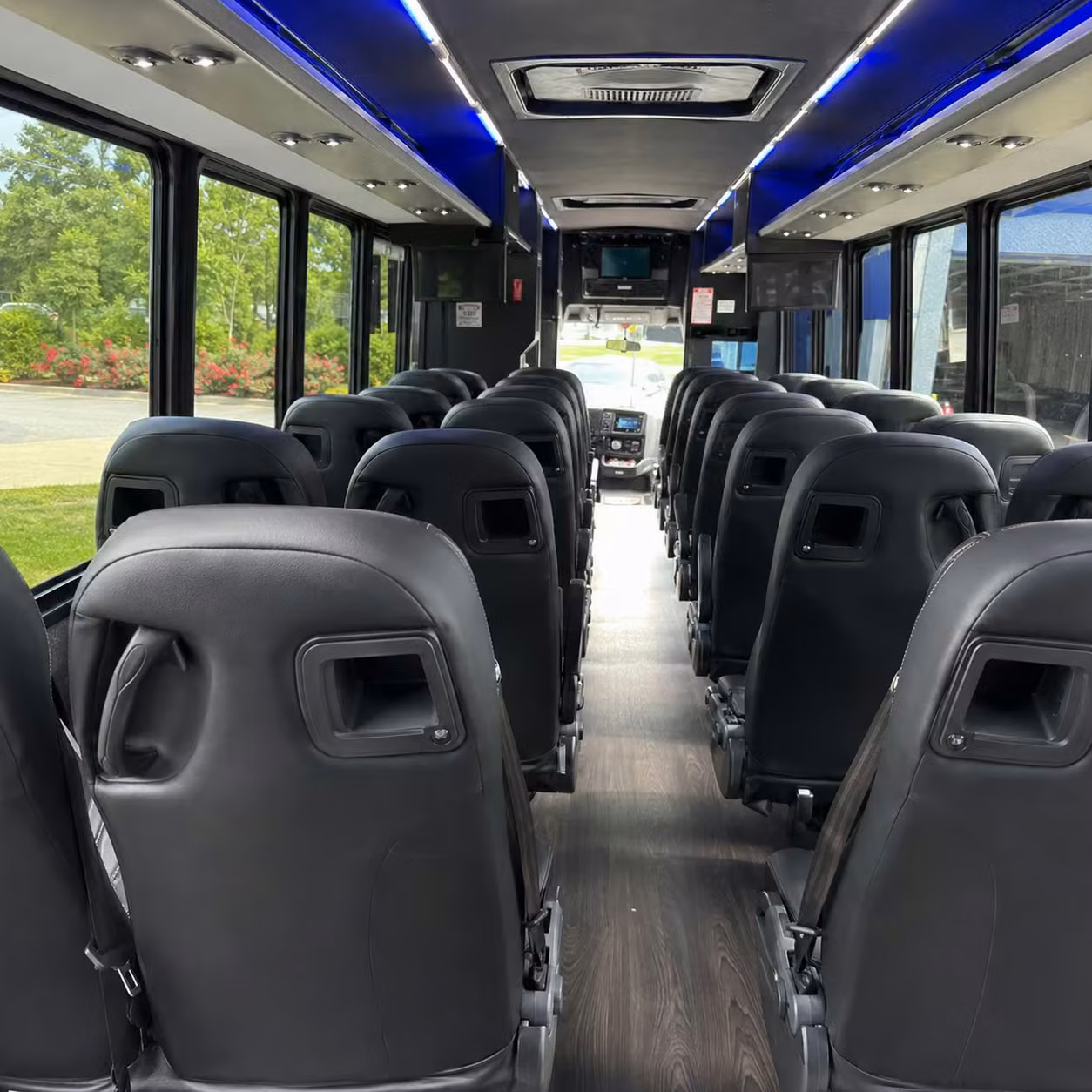 30 passenger minibus interior