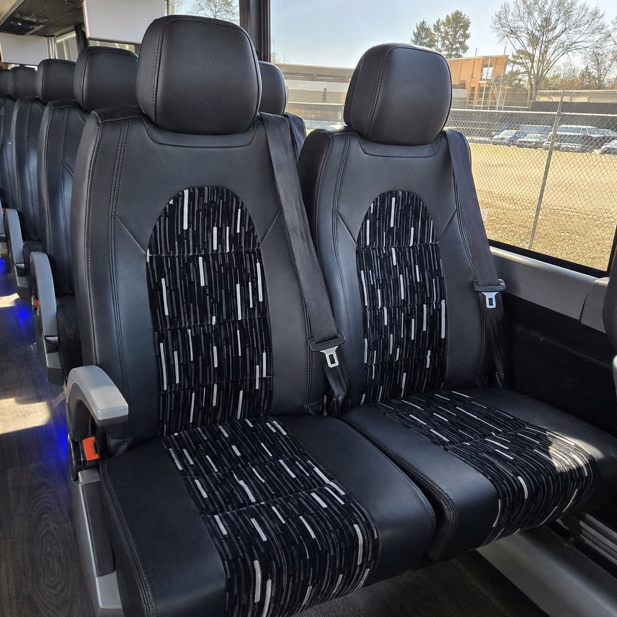 pittsfield charter bus rental interior