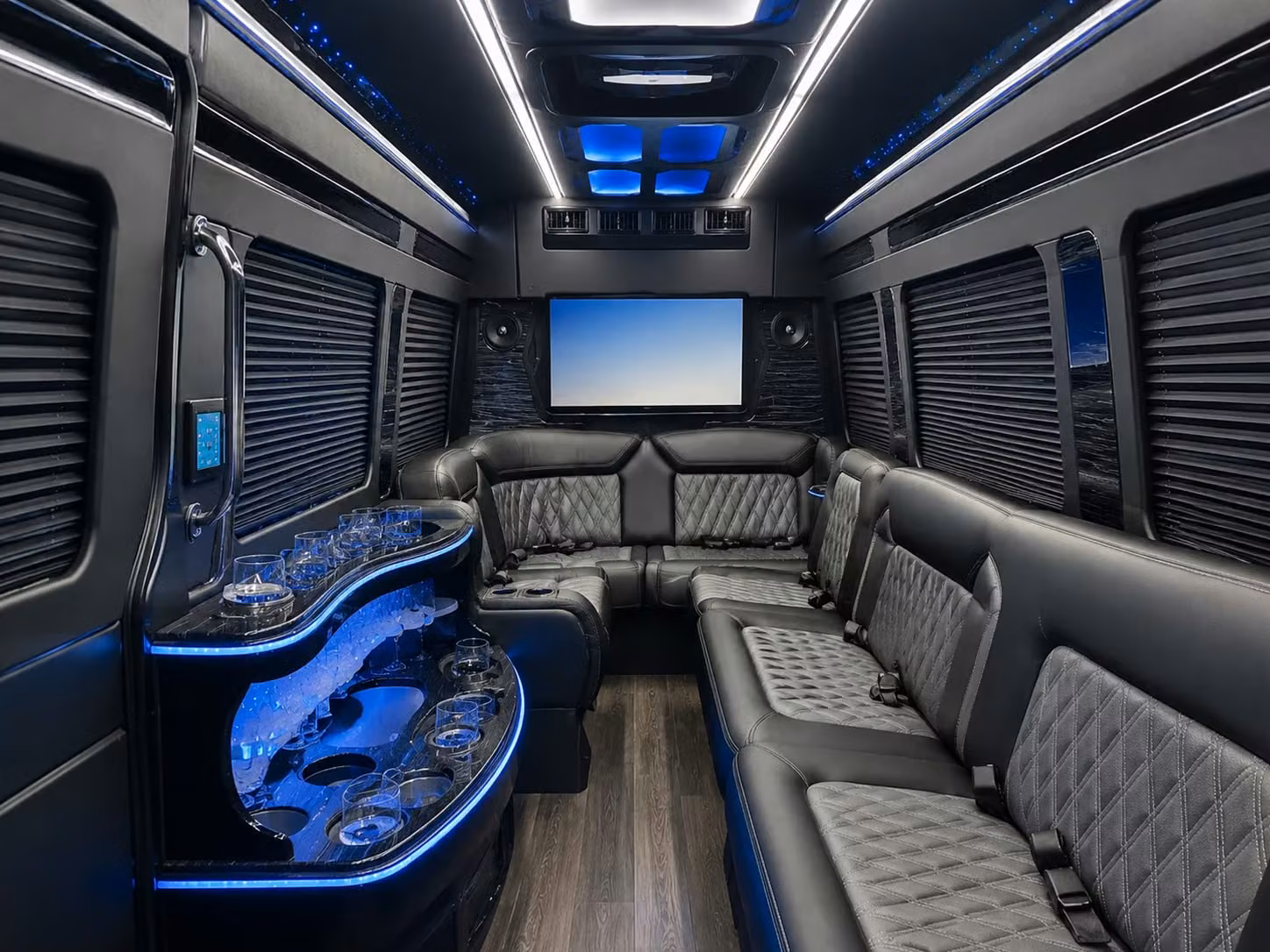 sprinter van rentals for executive prom groups in pittsfield